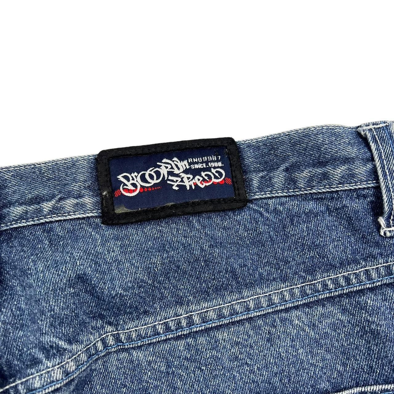 Other Vintage Brooklyn Krew Denim Baggy Shorts / Jorts - Waist 40 Size US 40 / EU 56 - 5 Thumbnail