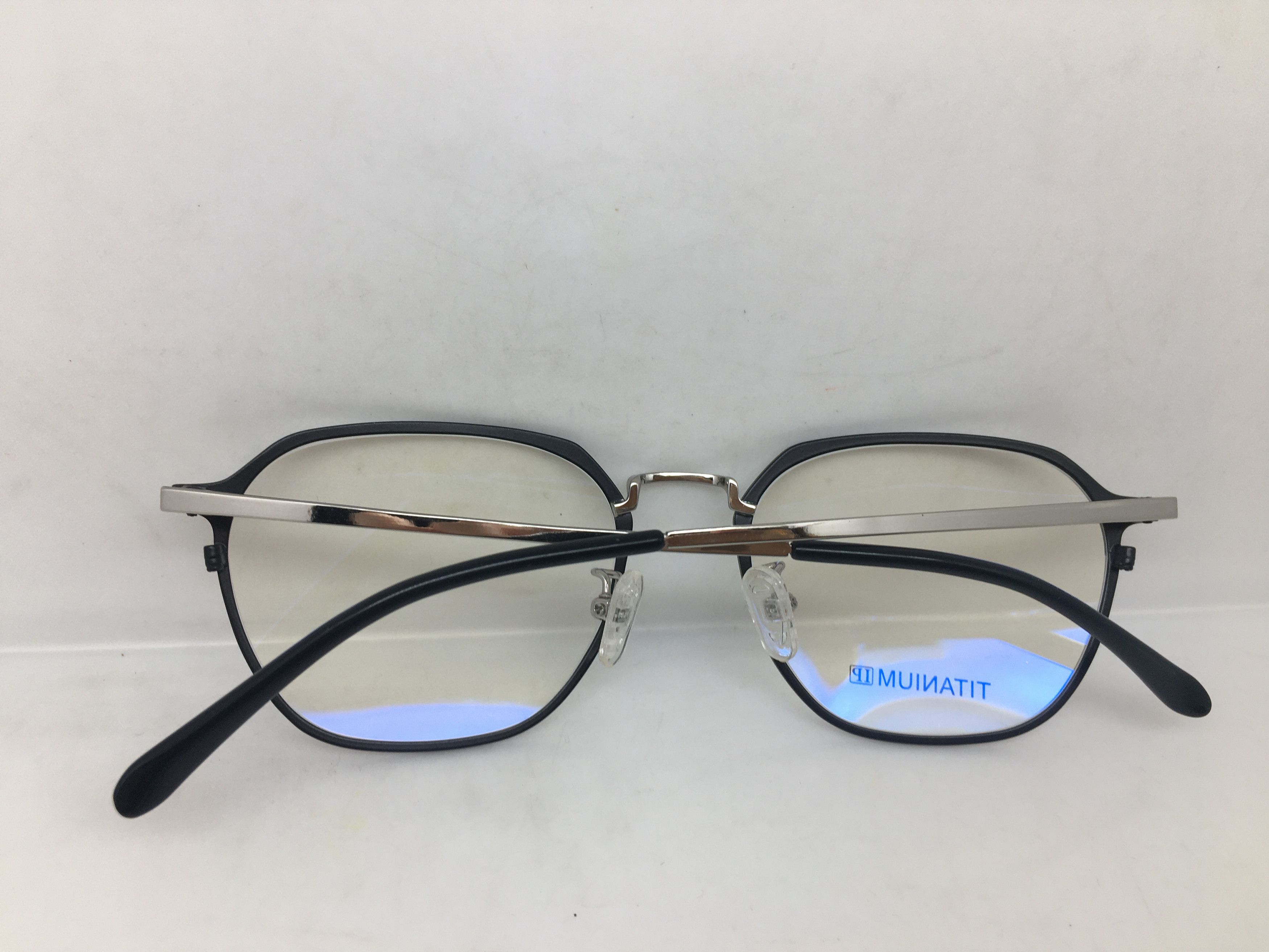 Other Black Silver Titanium Eyeglasses Frame Size ONE SIZE - 7 Thumbnail