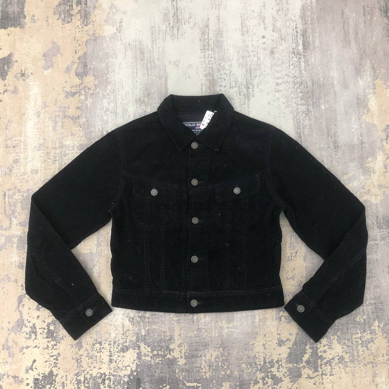 Polo Ralph Lauren Y523 VTG POLO SPORT RL TRUCKER CORDUROY JACKET CROP Size S / US 4 / IT 40 - 1 Thumbnail
