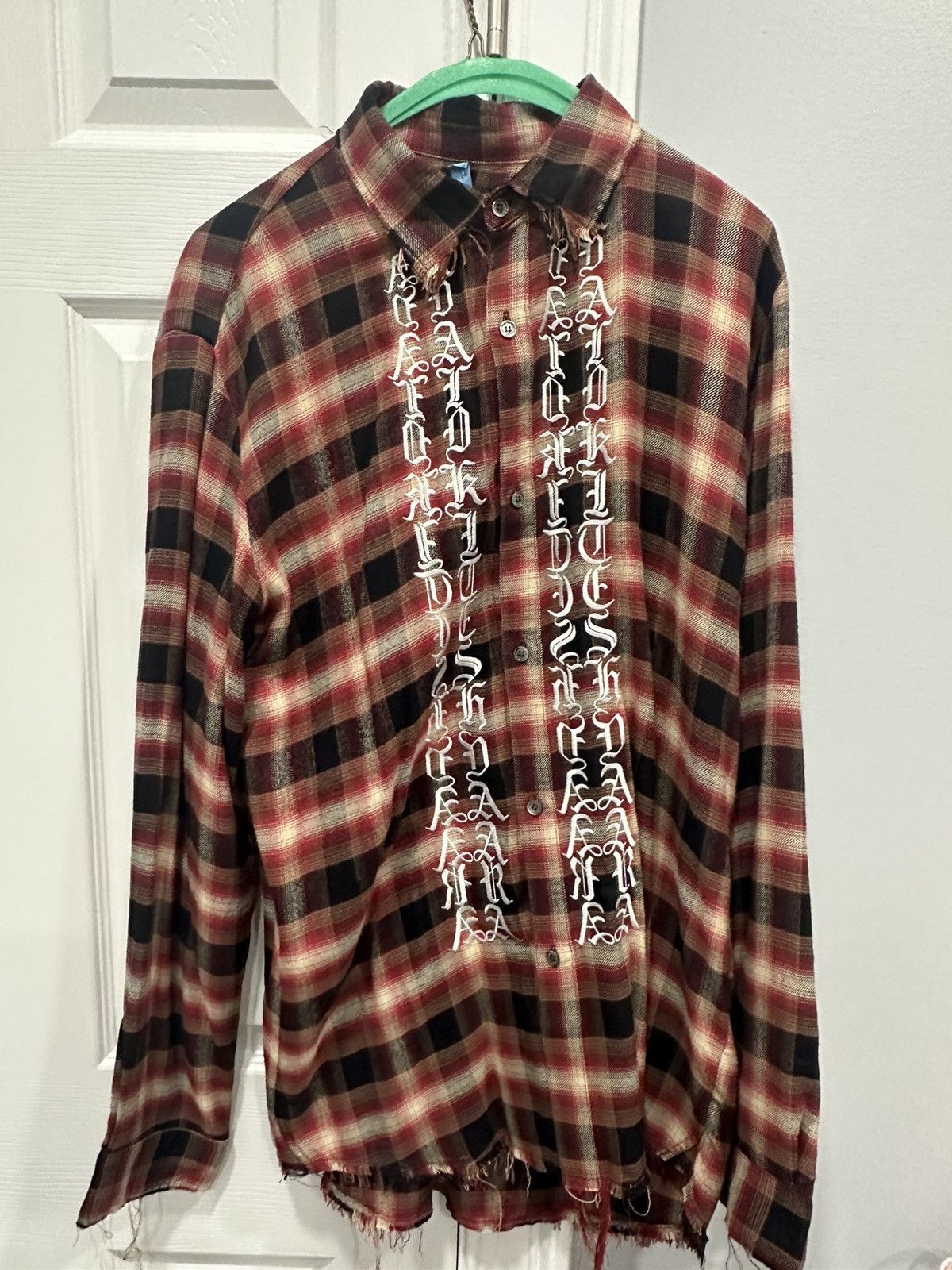 Christian Dada Christian dada distressed flannel Size US L / EU 52-54 / 3 - 1 Thumbnail