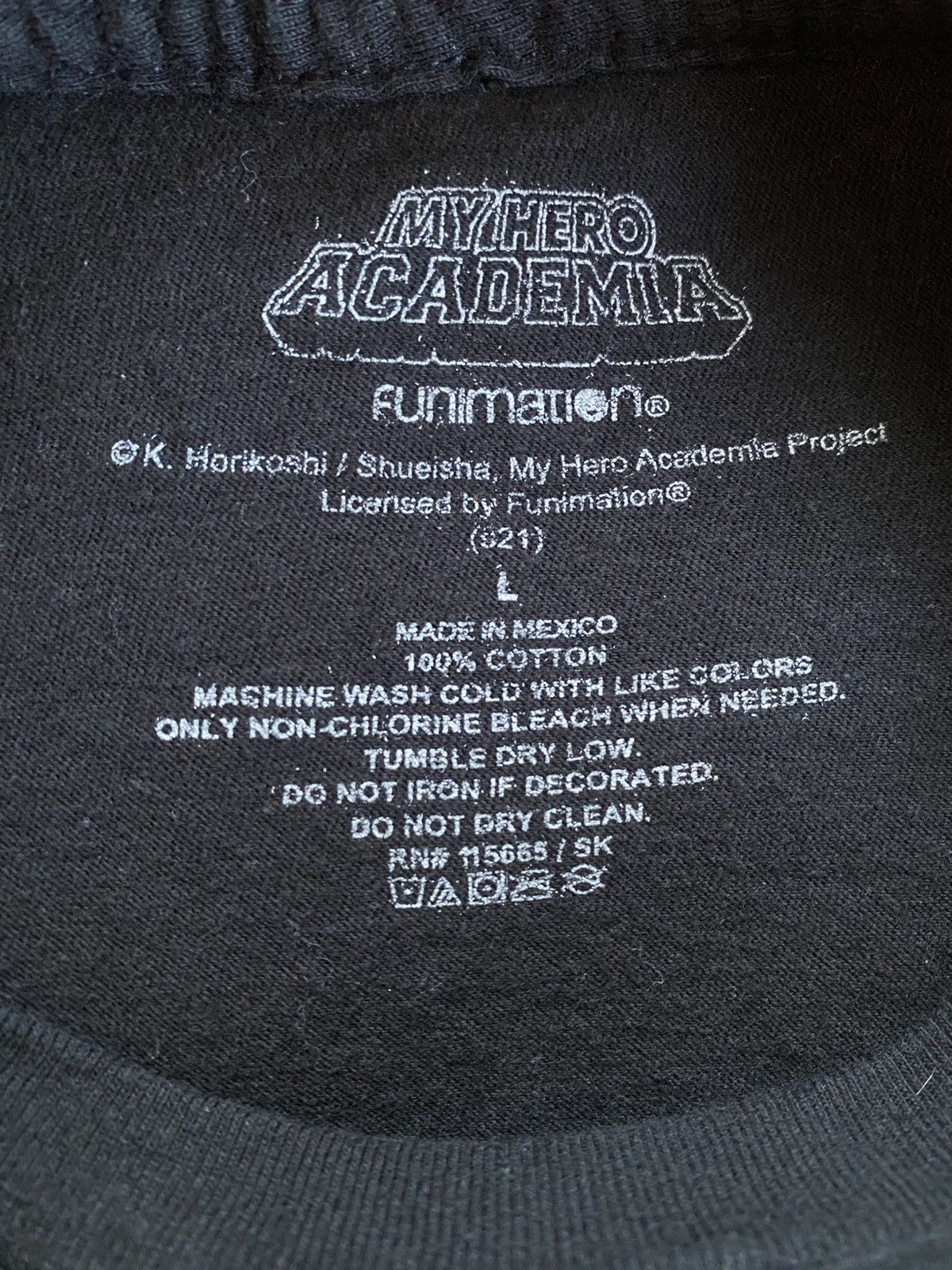 Japanese Brand MY HERO ACADEMIA T-SHIRT Size US L / EU 52-54 / 3 - 4 Thumbnail