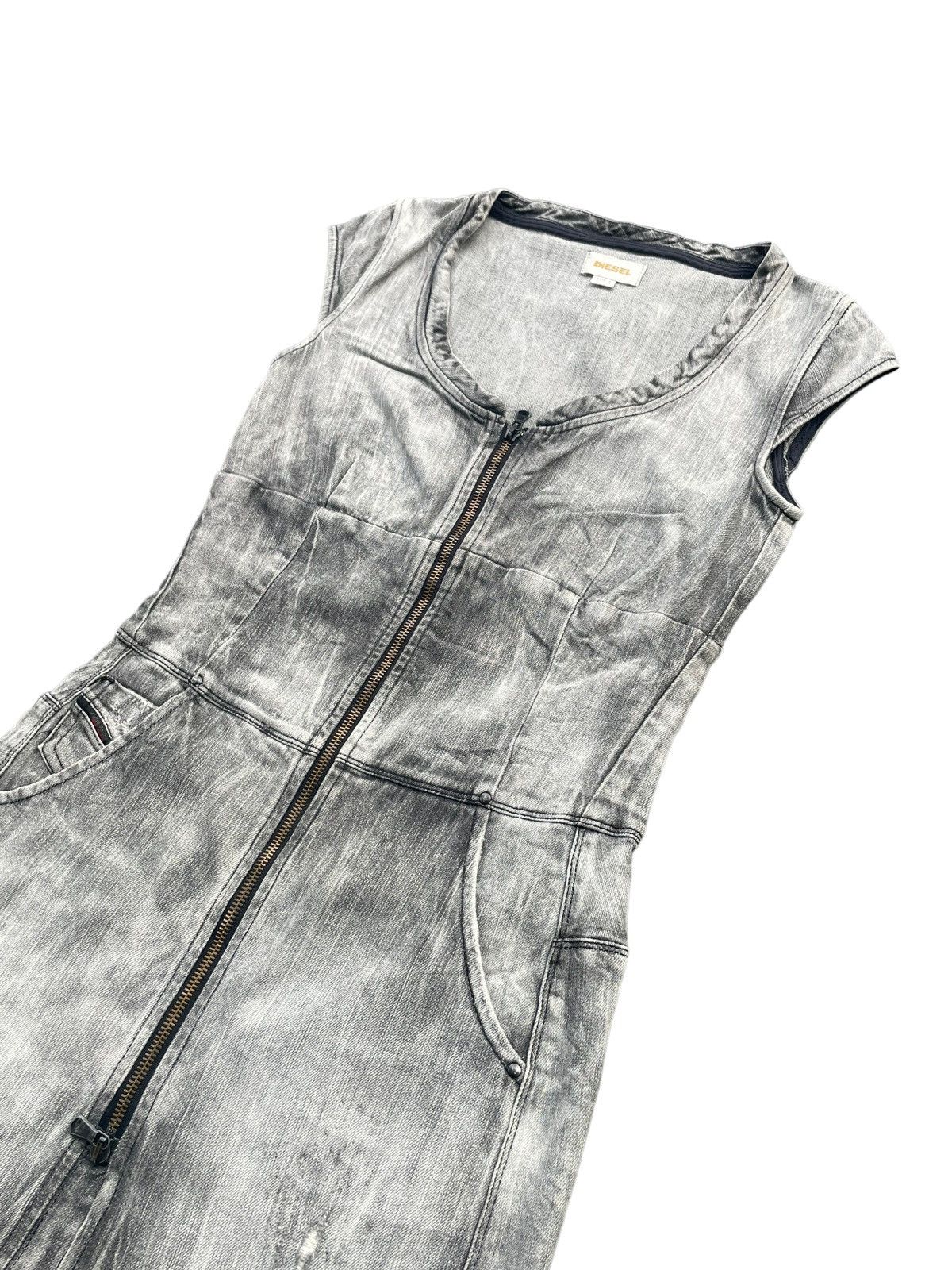 Diesel × Le Grande Bleu (L.G.B.) × Vintage Vintage Diesel Denim Dress Size S / US 4 / IT 40 - 2 Thumbnail
