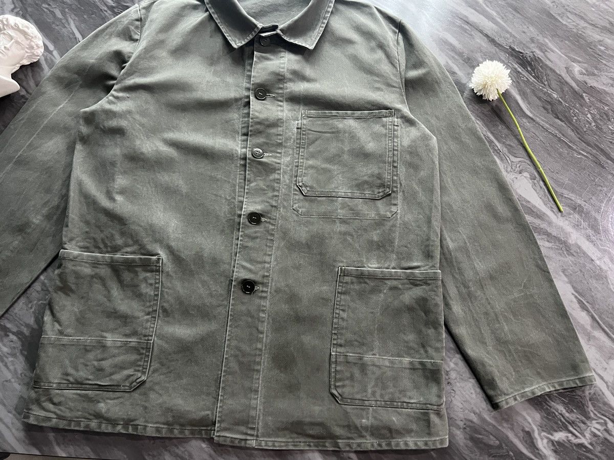 Vintage Vintage Military : France Moleskin Green Size US L / EU 52-54 / 3 - 4 Thumbnail