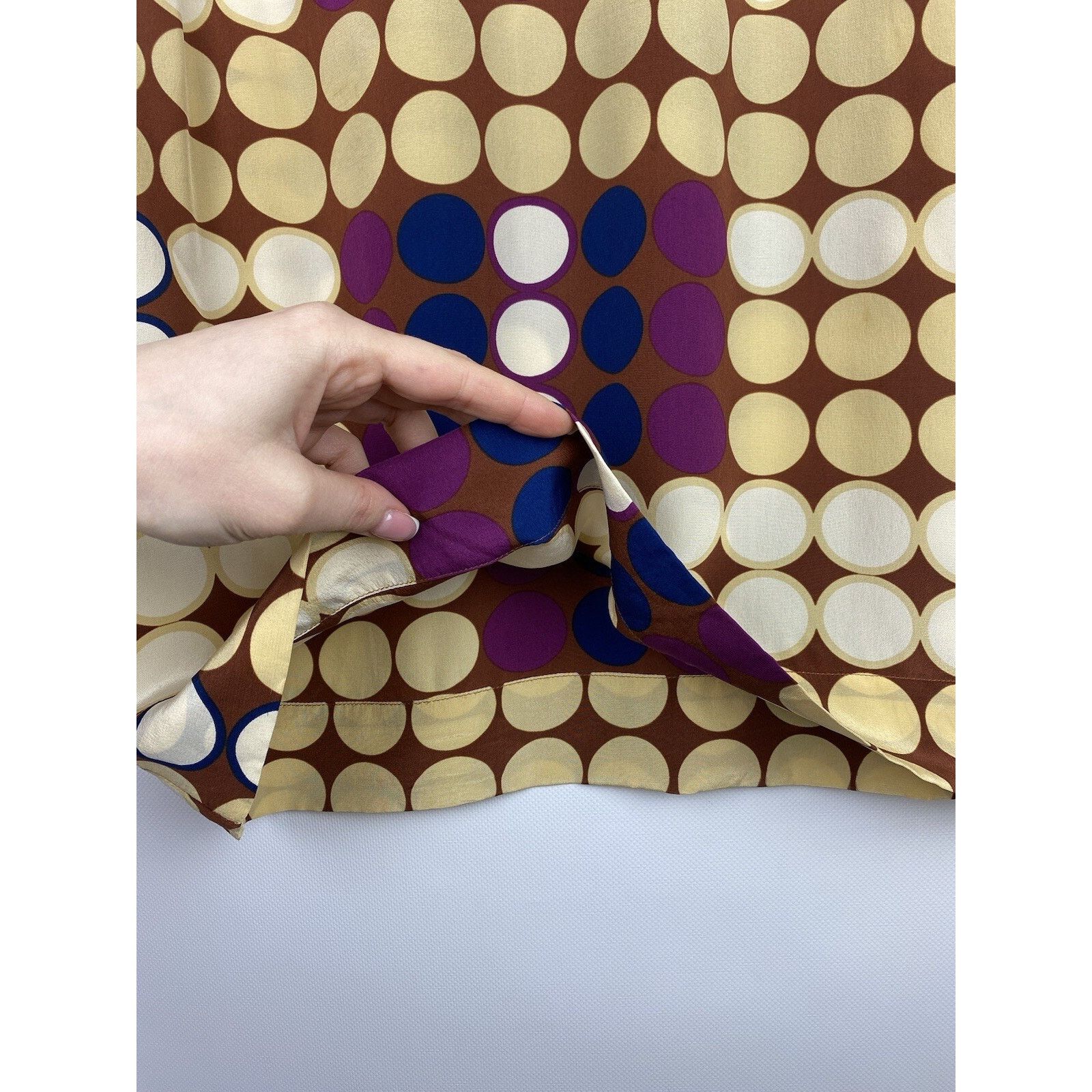 Marni Marni X H&M ladies silk geometric pattern skirt Size 28" / US 6 / IT 42 - 8 Thumbnail