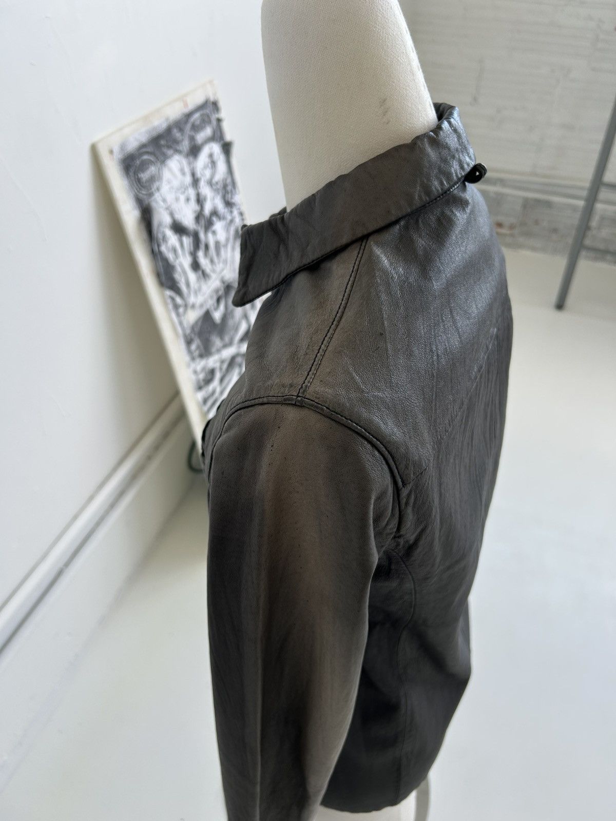 Isamu Katayama Backlash Vintage Leather shirt Size US S / EU 44-46 / 1 - 4 Thumbnail