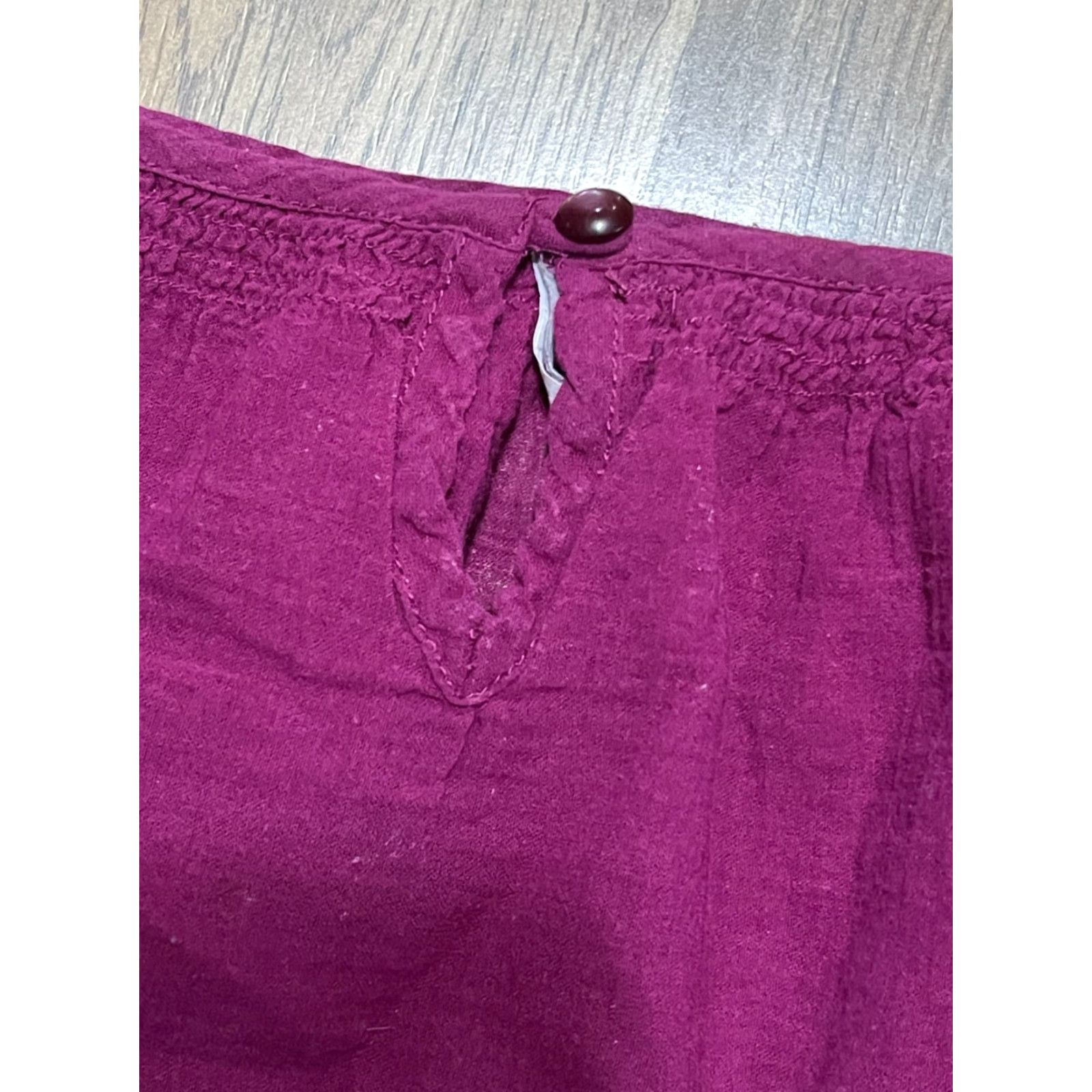 Old Navy Old Navy Shirt Women's Size Medium Purple 3/4 Sleeve T-Shirt Casual Regular Solid Vintage No Size M / US 6-8 / IT 42-44 - 5 Thumbnail