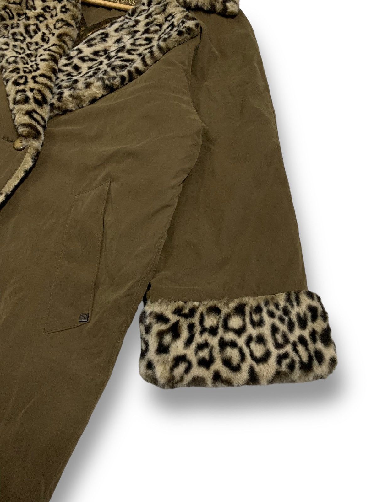 Other 4 Season of London Leopard Faux Fur Long Coat Size L / US 10 / IT 46 - 14 Thumbnail