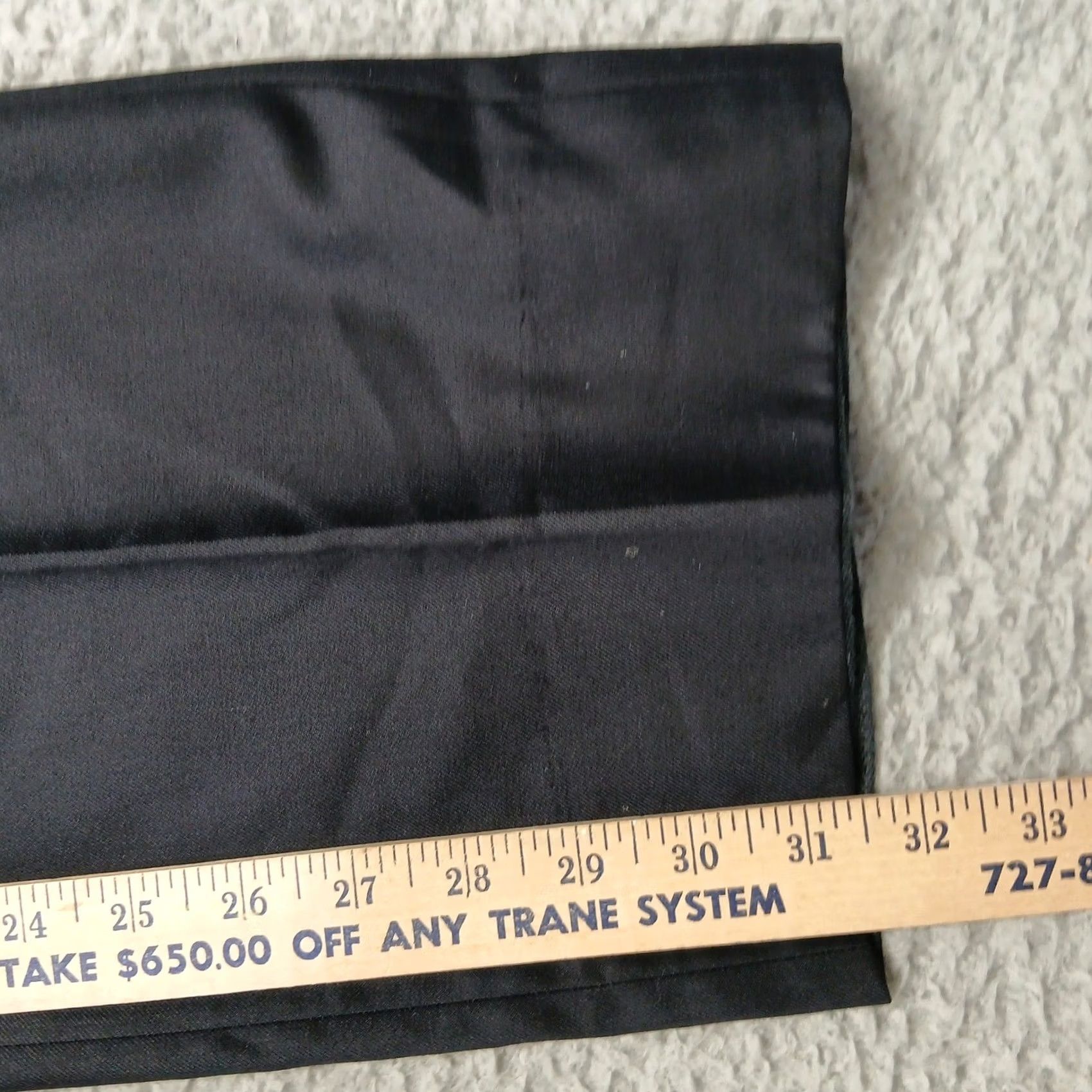 Cantarelli Cantarelli Dress Pants Men's 38 Navy Blue 100% Wool Serge Flat Front Button Zip Pockets Crepe Front Straight Leg Italian Stay Size US 38 / EU 54 - 6 Thumbnail
