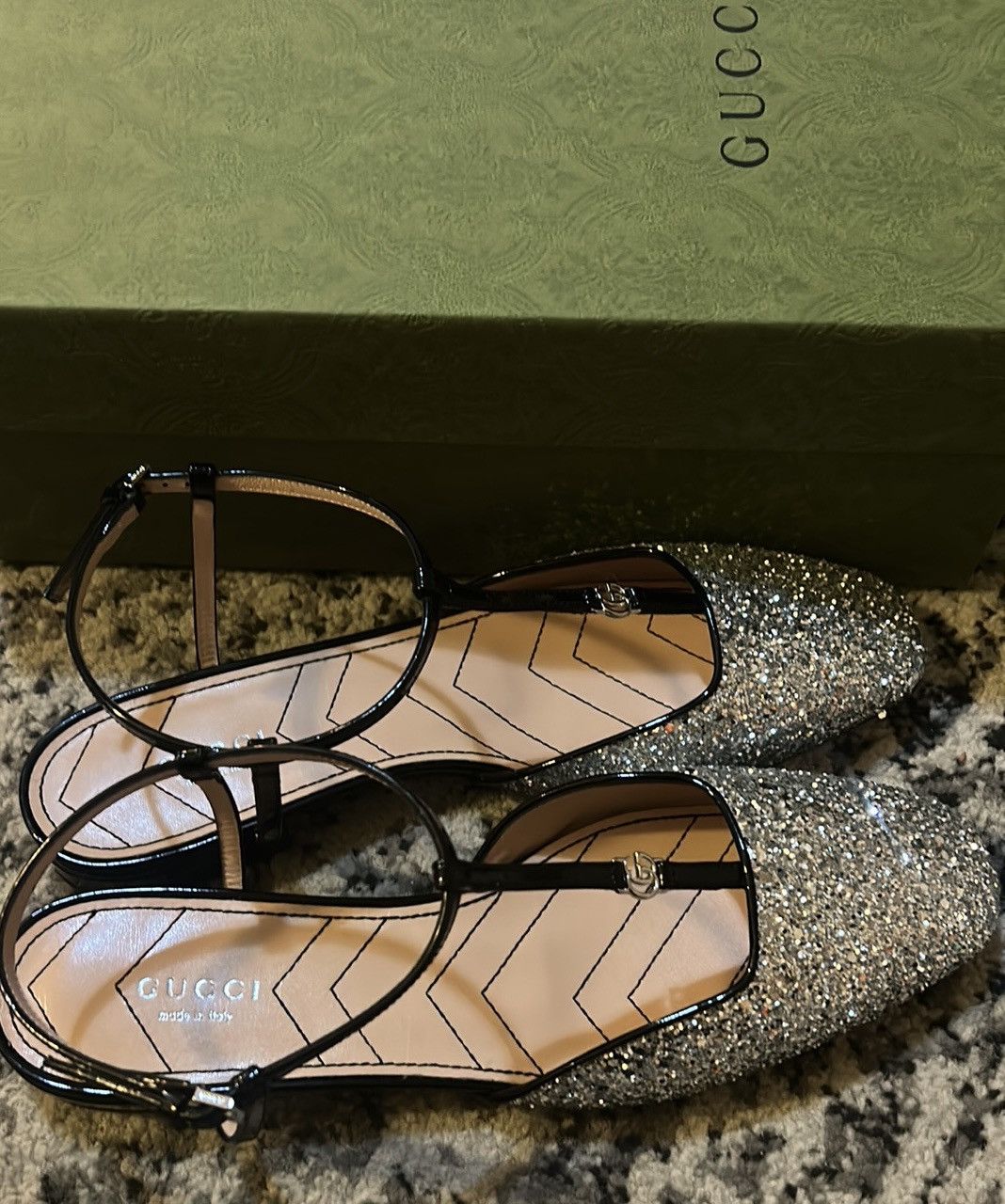 Gucci Women's Double G ballet flat size 38.5 Size US 8.5 / IT 38.5 - 5 Thumbnail
