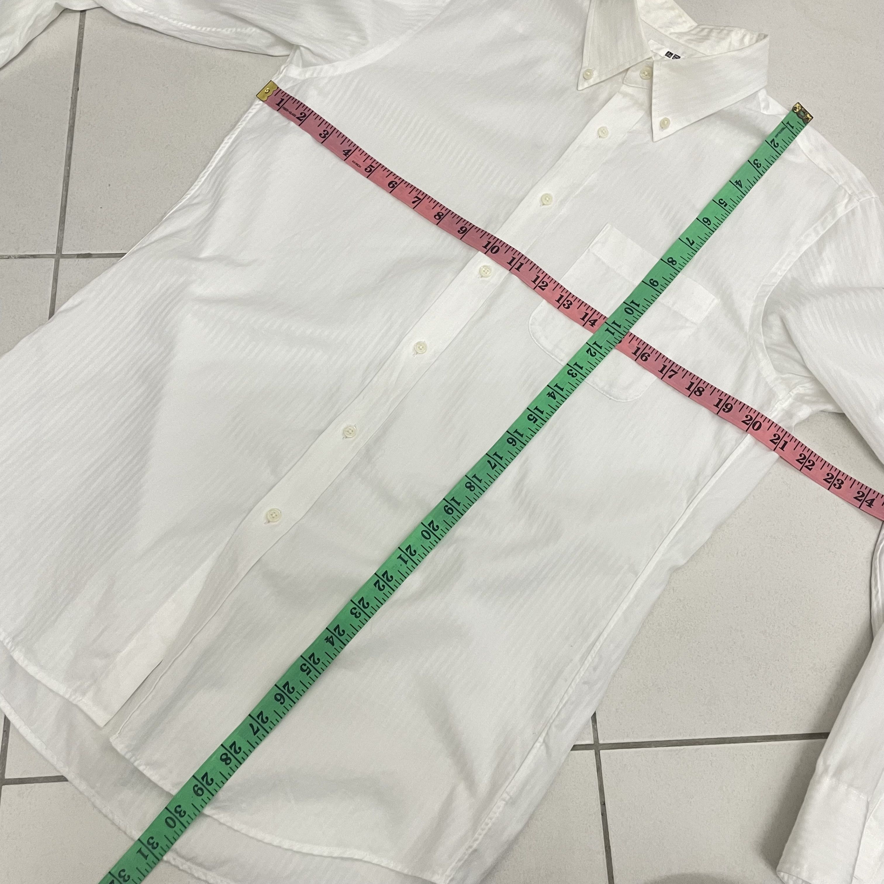 Japanese Brand × Uniqlo UNIQLO OXFORD COLLAR SHIRT Size US L / EU 52-54 / 3 - 3 Thumbnail