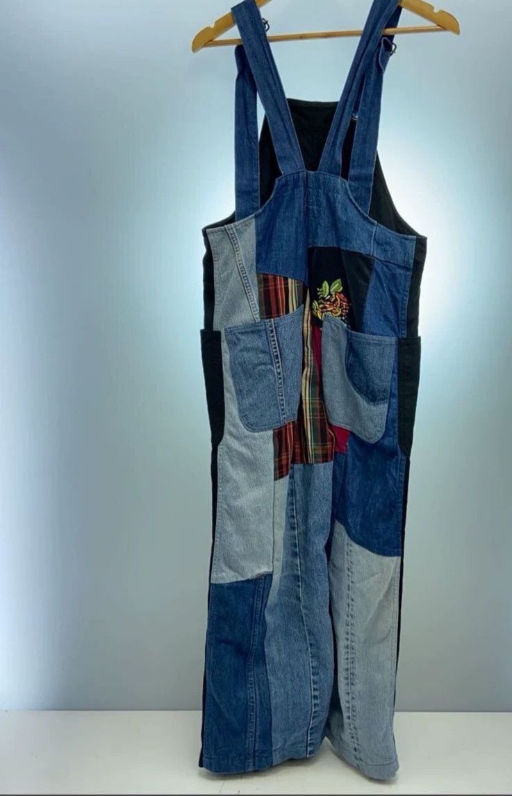 Kapital Kapital SizeM Stitched bib pants Size US 27 - 1 Thumbnail