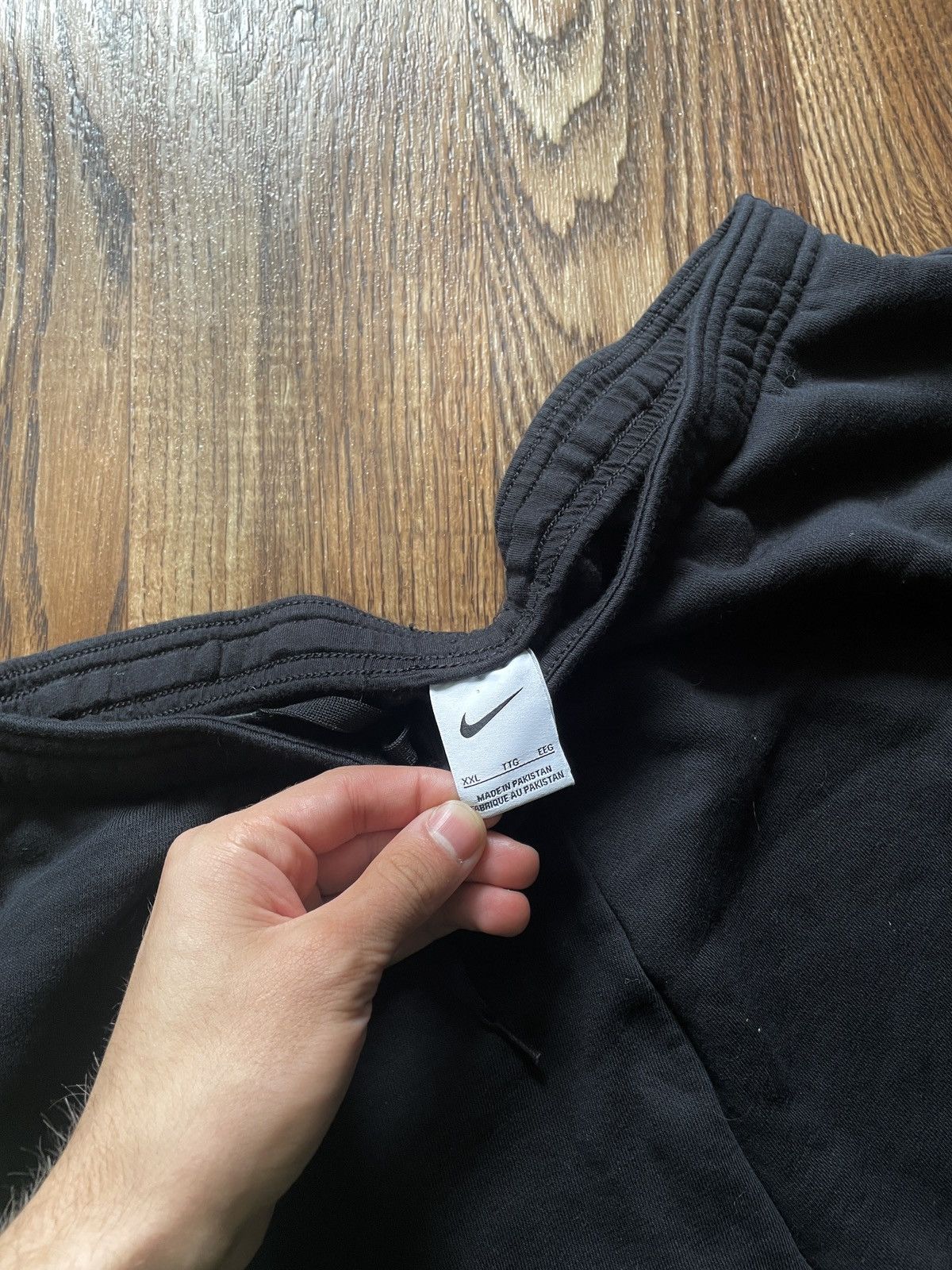 Nike Vintage Y2K Baggy Nike Sweatpants Black chelsea Size US 38 / EU 54 - 4 Thumbnail