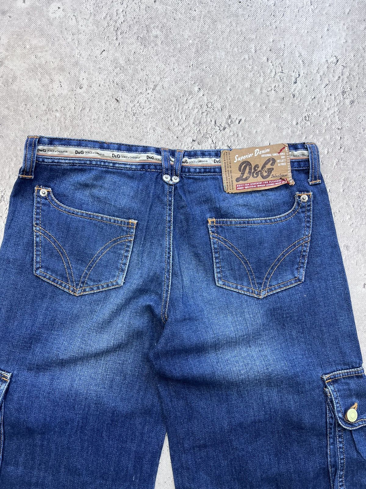 Dolce & Gabbana × Vintage Vintage Dolce & Gabanna Luxury Blue Women's Cool Jeans Size 27" / US 4 / IT 40 - 11 Thumbnail