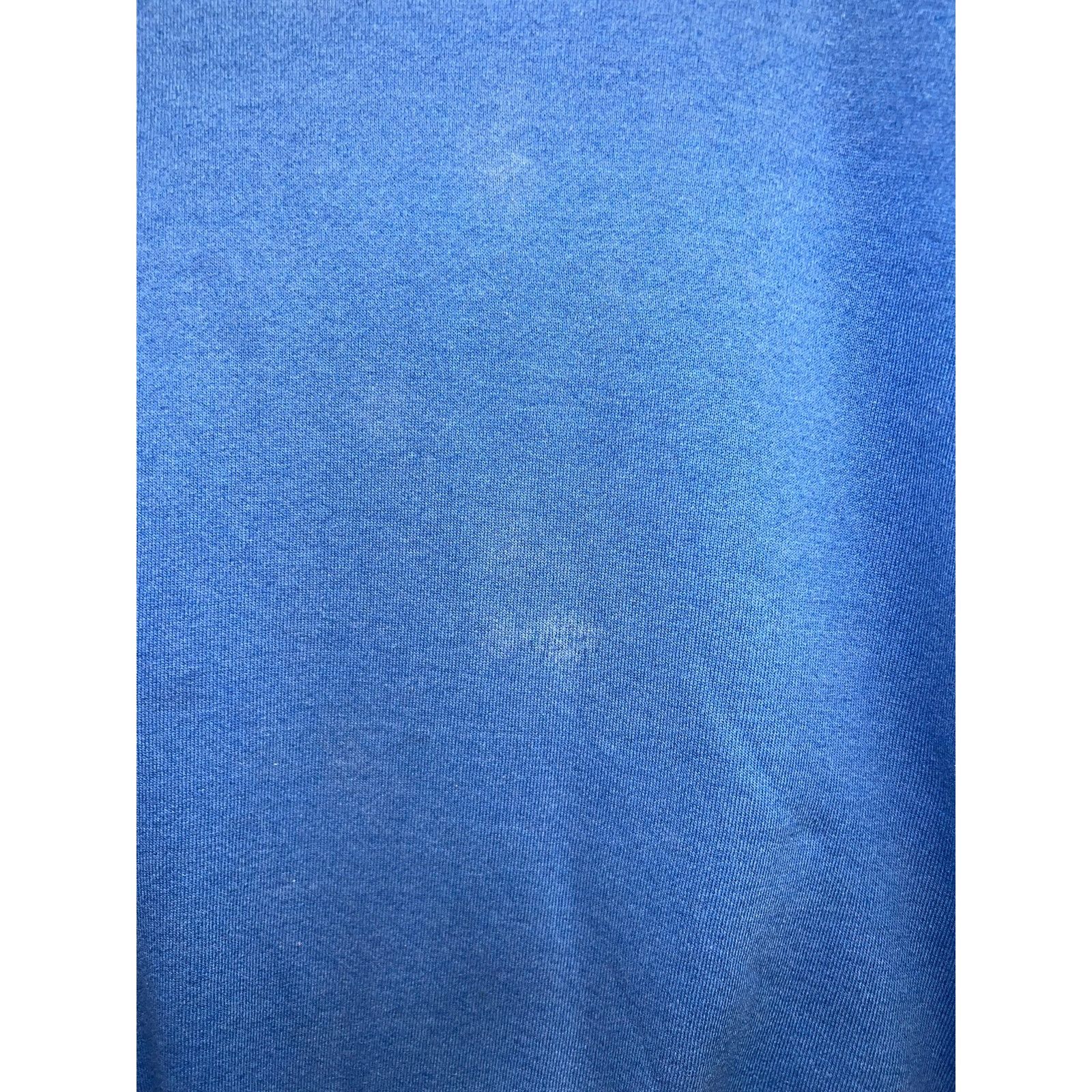 Vintage Vintage Blue Blank Sweatshirt Crewneck Heavy USA 90s Large Size US L / EU 52-54 / 3 - 2 Thumbnail