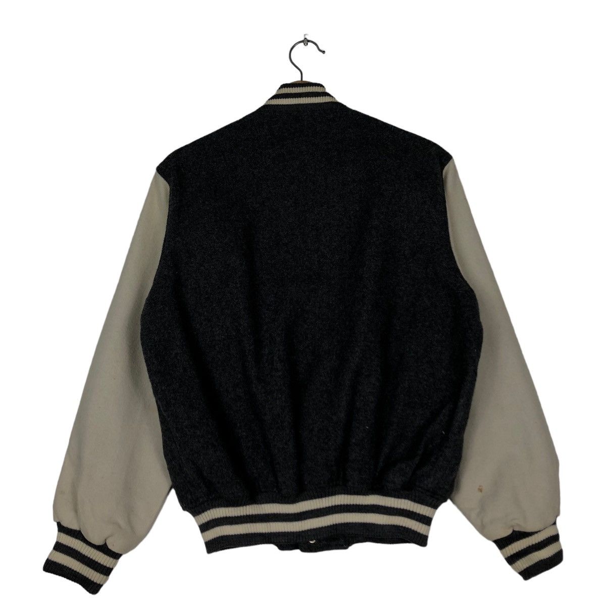 Japanese Brand 🔥Vintage Varsity Bomber Jacket Jac Japan Wool Issey Miyake Size US M / EU 48-50 / 2 - 8 Thumbnail