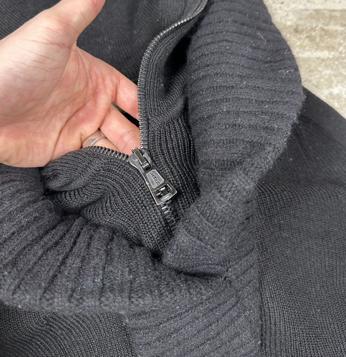 Balenciaga Balenciaga FW 2002 Wool Double Collar Jumper Sweater Size XS / US 0-2 / IT 36-38 - 5 Thumbnail