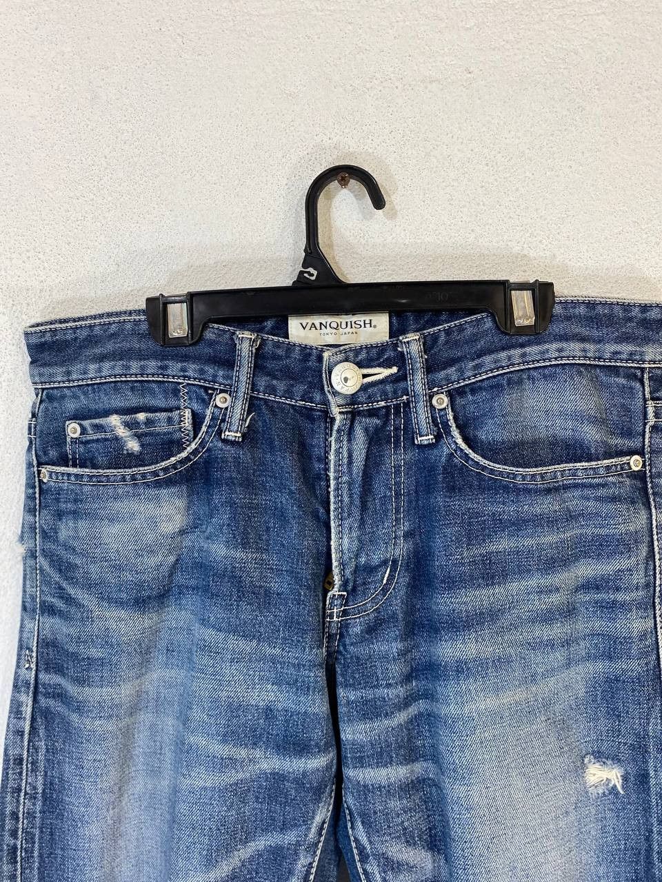 Vanquish vanquish japanese brands distressed denim nice design Size US 32 / EU 48 - 8 Thumbnail