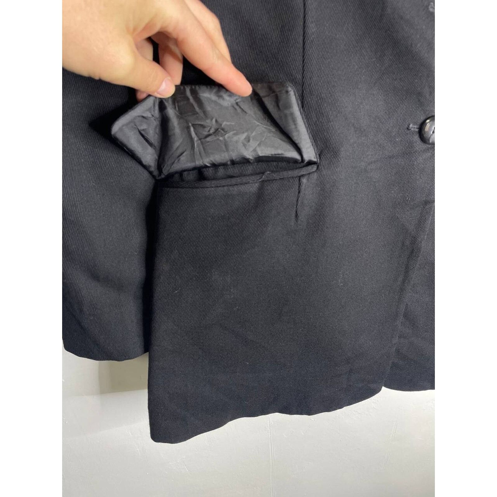 Jones New York × Vintage Vintage Jones New York Black Wool Blazer Jacket Classic Suit Size M / US 6-8 / IT 42-44 - 4 Thumbnail