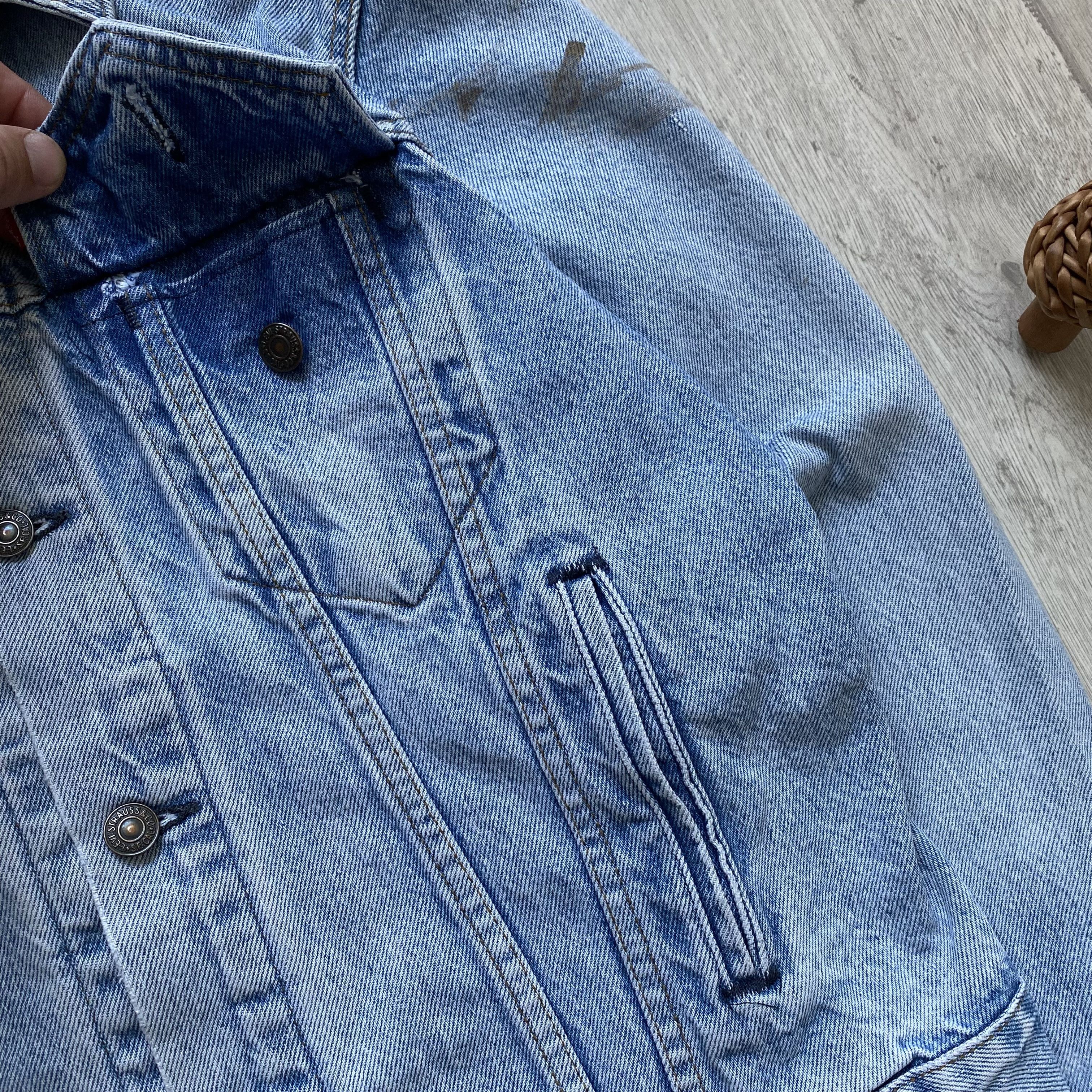 Levi's Vintage Clothing Vintage 80s Levis denim jacket trucker distressed Made USA Size US M / EU 48-50 / 2 - 5 Thumbnail