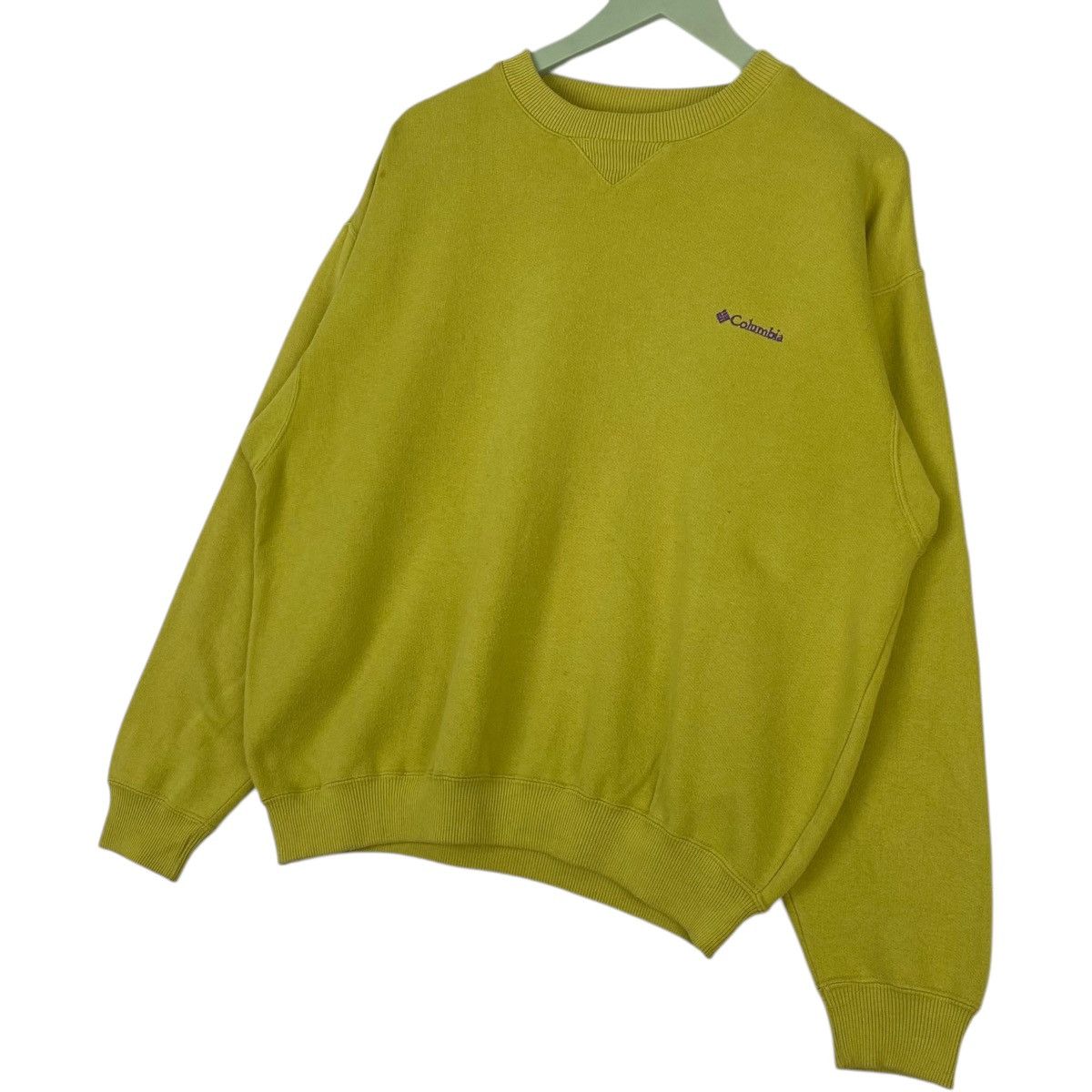Vintage Vintage Columbia Embroidered Crewneck Sweatshirt Green SizeM Size M / US 6-8 / IT 42-44 - 2 Thumbnail