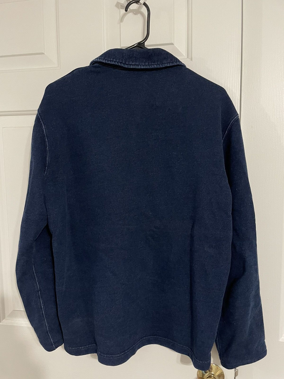 Arket Half-Zip Pullover Sweatshirt Indigo Garment Dye Blue Sweater Size US S / EU 44-46 / 1 - 5 Thumbnail