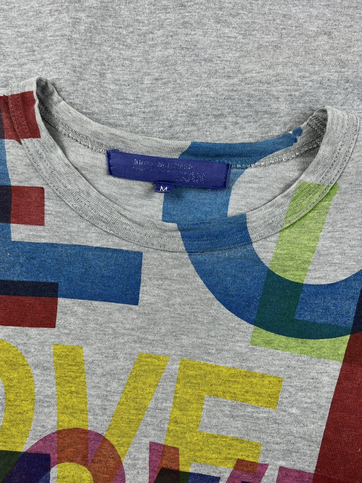Junya Watanabe SS02 Junya Watanabe Love Rainbow Poem Print Tshirt Size US M / EU 48-50 / 2 - 4 Thumbnail