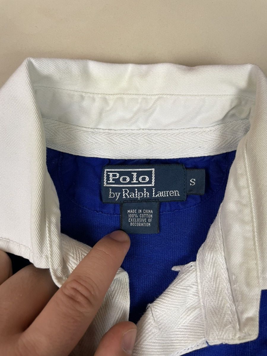 Polo Ralph Lauren × Vintage Vintage Polo Ralph Lauren Rugby Sweatshirt Big Logo Y2K 90s Size US S / EU 44-46 / 1 - 7 Thumbnail