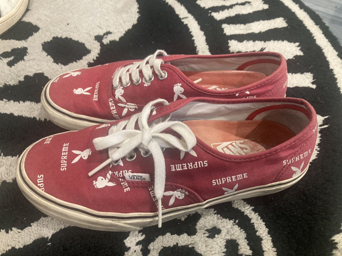 Supreme × Vans 2014SS Supreme x playboy vans era size 8.5, burgundy Size US 8.5 / EU 41-42 - 1 Thumbnail