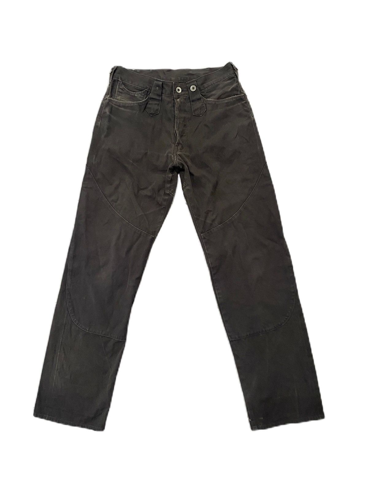 Japanese Brand × Kapital × Stevenson Overall Co. STEVENSON OVERALL HAND MADE DOUBLE KNEE DISTRESS STYLE Size US 30 / EU 46 - 1 Thumbnail