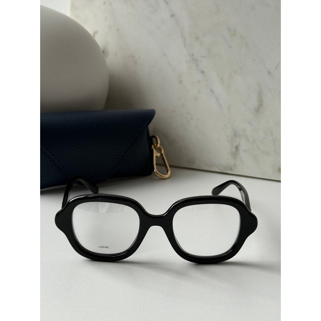 Loewe NEW Loewe LW50075I Curvy Black Eyeglasses Frames Size ONE SIZE - 5 Thumbnail