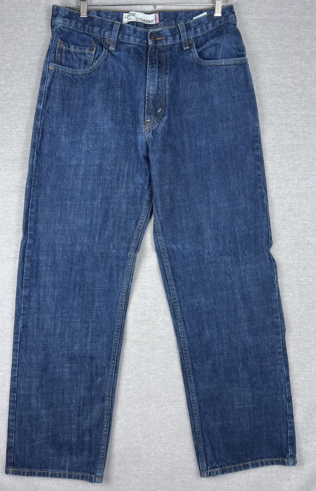 Levi's Vintage Levis Jeans Mens 34x34 (Fits 30x31) 569 Baggy Size US 30 / EU 46 - 2 Thumbnail
