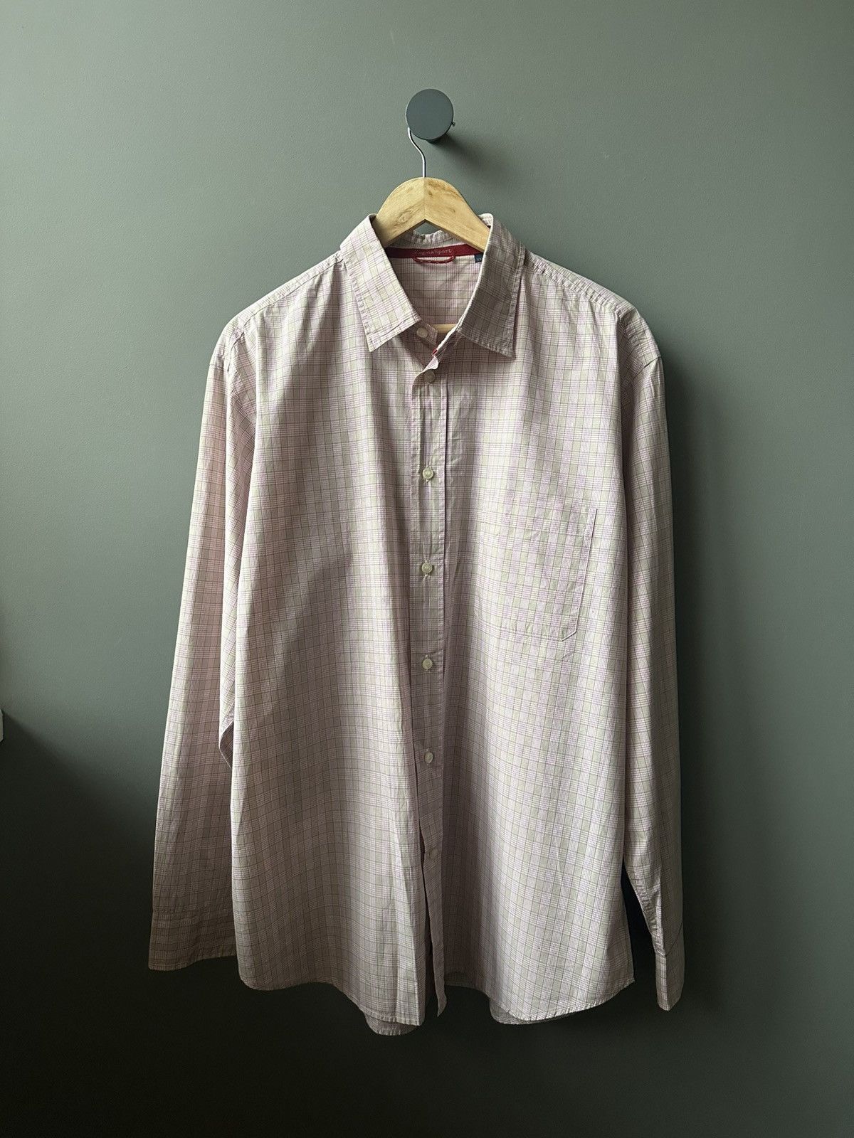 Ermenegildo Zegna Ermenegildo Zegna Sport Cotton Check Shirt Size XXL Size US XXL / EU 58 / 5 - 1 Thumbnail