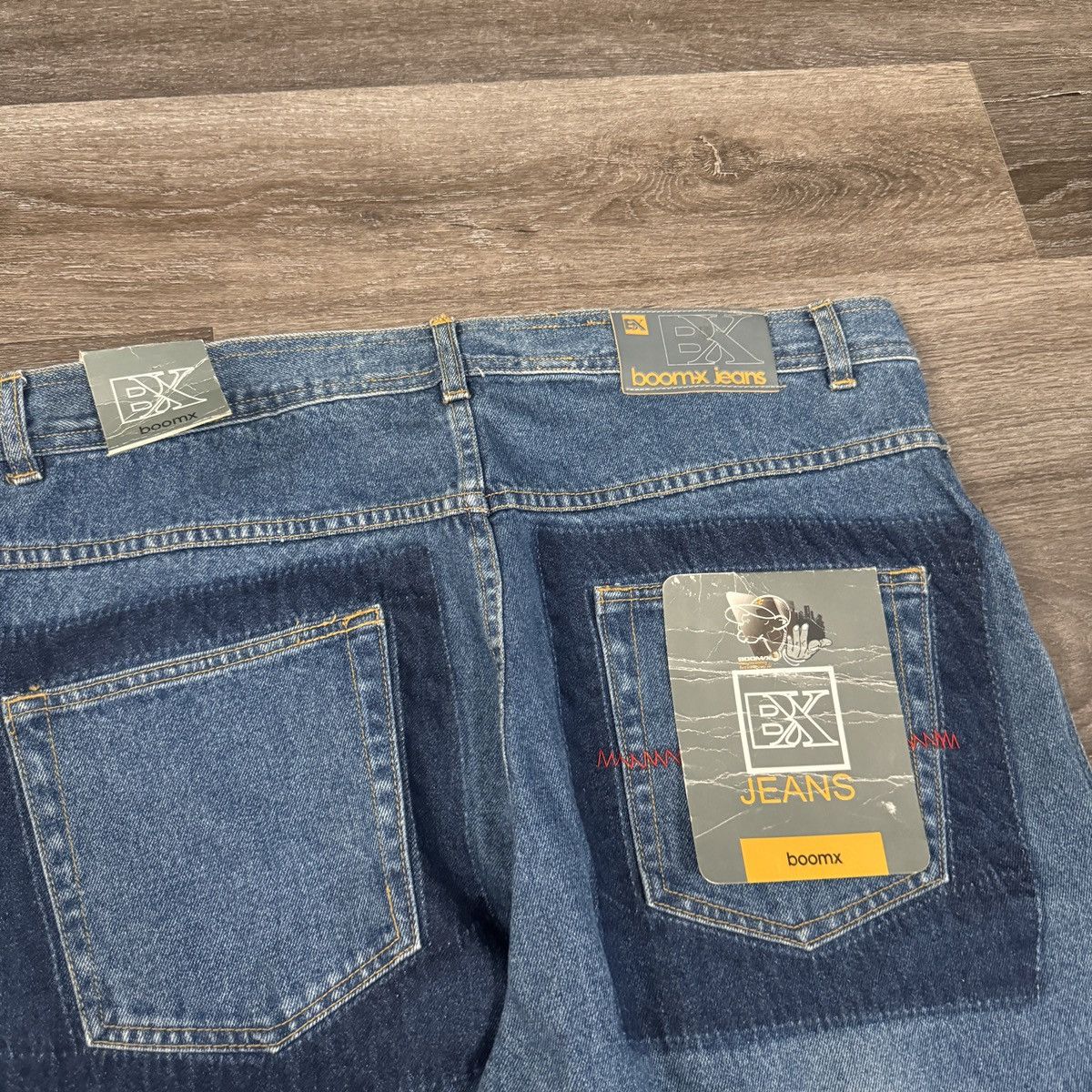 JNCO × Japanese Brand × Vintage Vintage Book X baggy wide leg archive style jeans Size US 38 / EU 54 - 3 Thumbnail