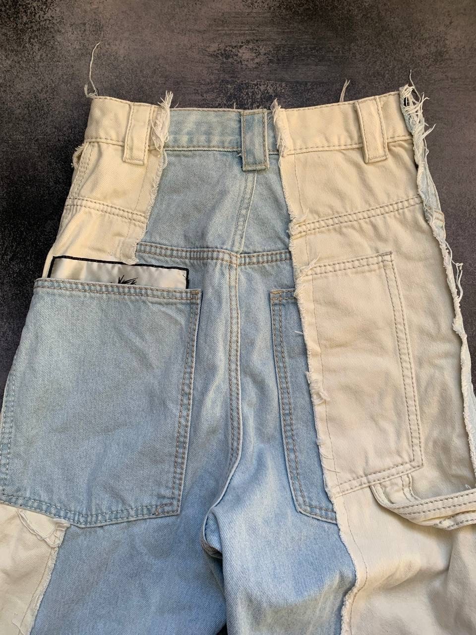 Eytys Benz Blue Patchwork Jeans W32 L34 Size US 32 / EU 48 - 14 Thumbnail