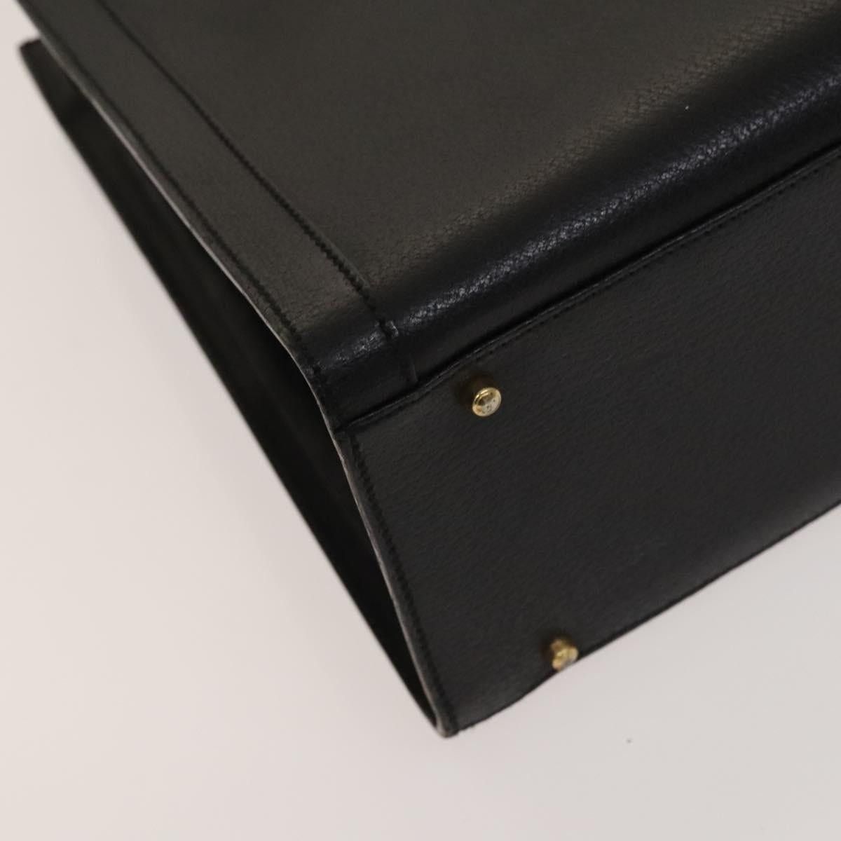 Gucci GUCCI Bamboo Hand Bag Leather Black Gold 002 1095 002 1095 Size ONE SIZE - 11 Thumbnail