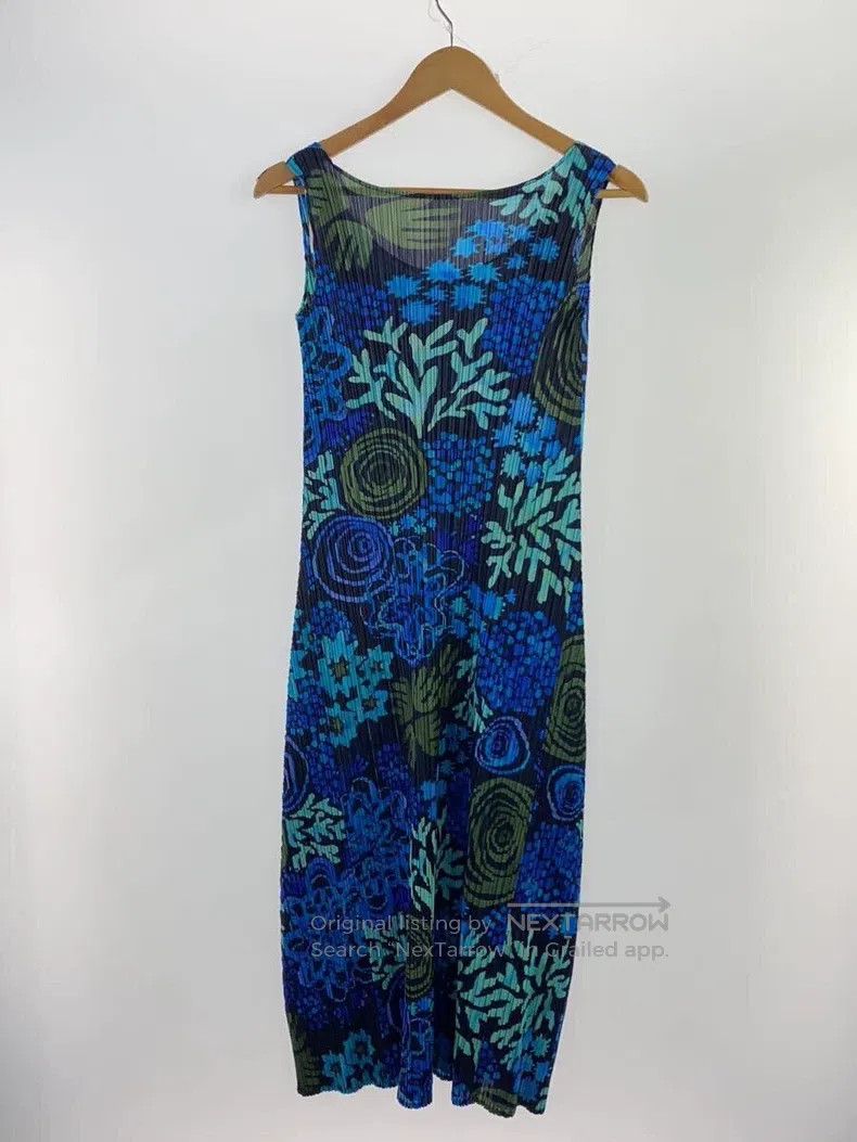 Issey Miyake Issey Miyake Blue Dress Size M / US 6-8 / IT 42-44 - 2 Thumbnail
