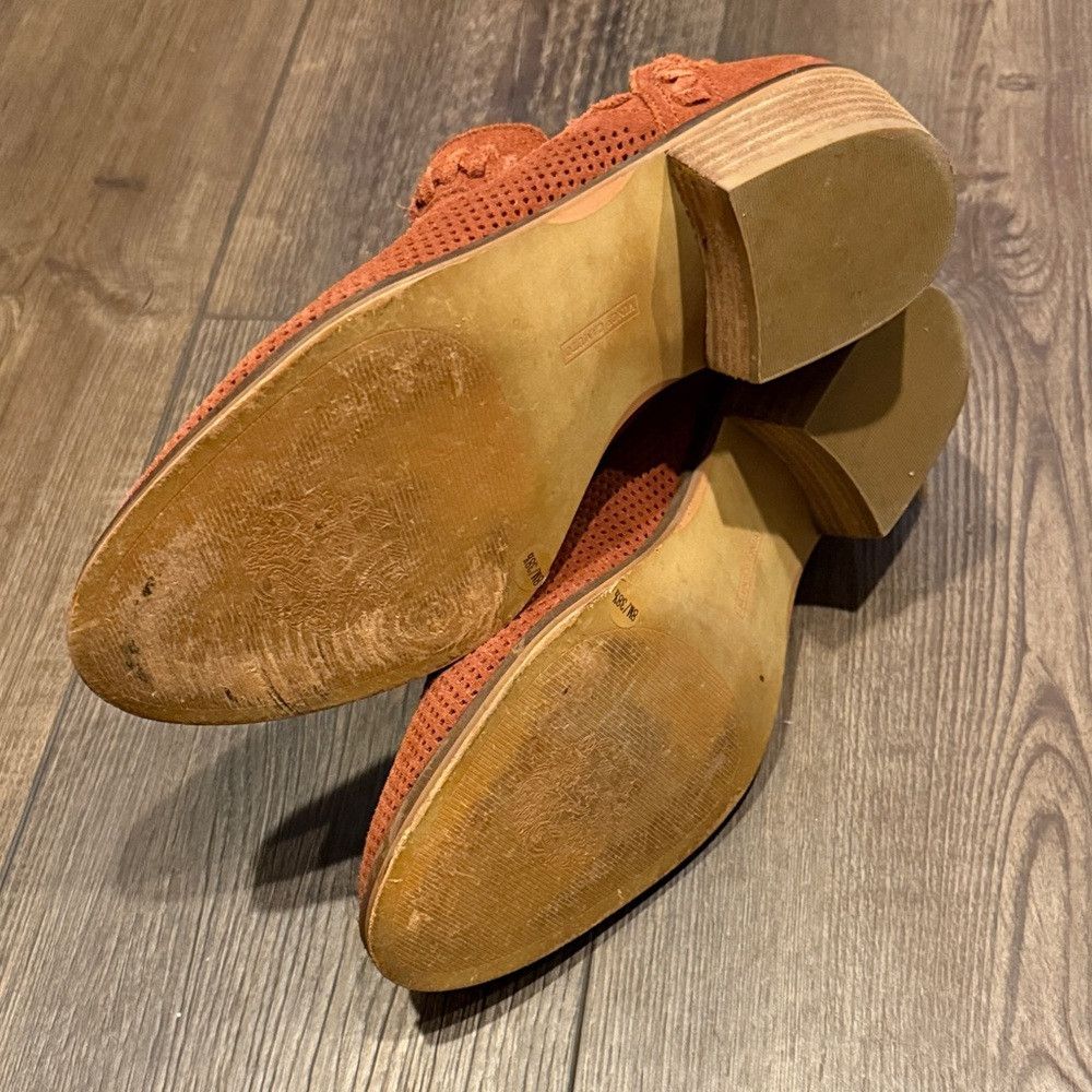 Vince Camuto Vince Camuto Women's 8 Rust Ankle Booties Block Heel Casual Size US 8 / IT 38 - 6 Thumbnail
