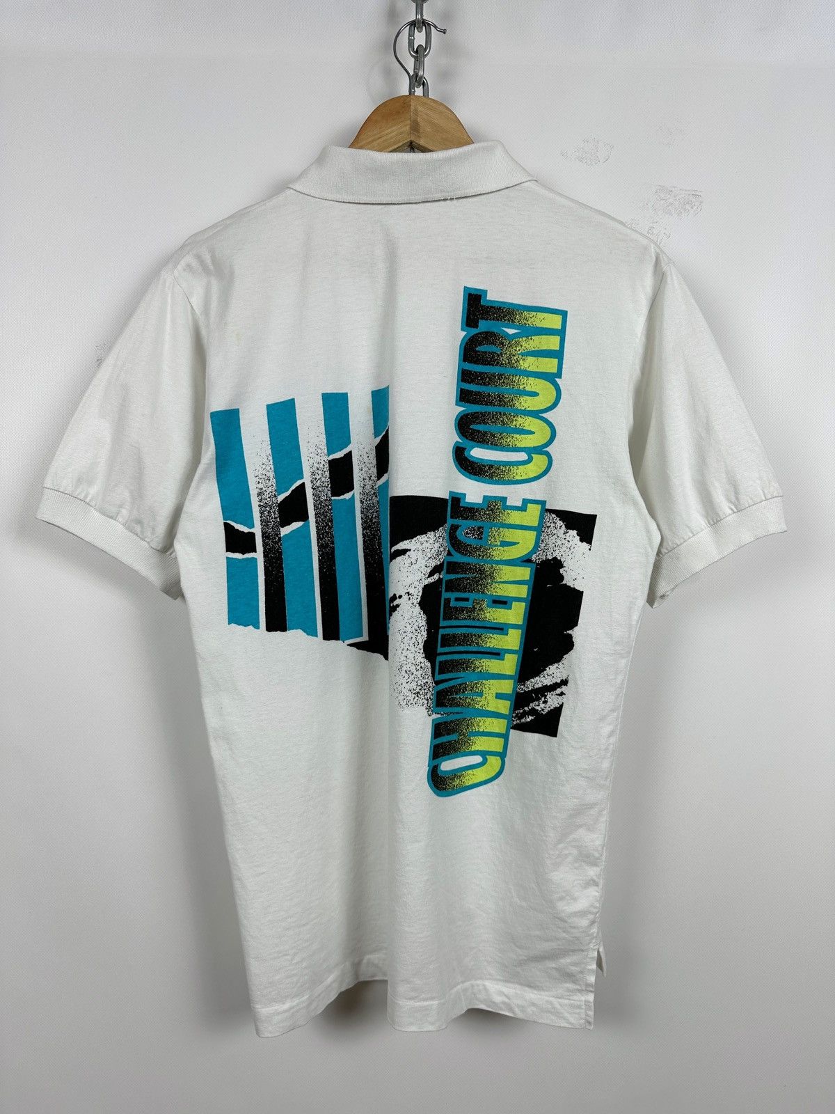 Nike Vintage Nike Challenge Court Polo Shirt Andre Agassi Style Size US S / EU 44-46 / 1 - 1 Thumbnail