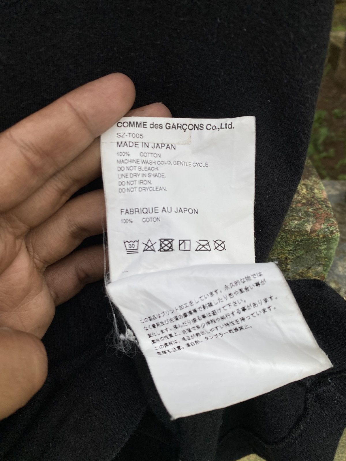Comme des Garcons CDG BLACK TEE Size US XL / EU 56 / 4 - 7 Thumbnail