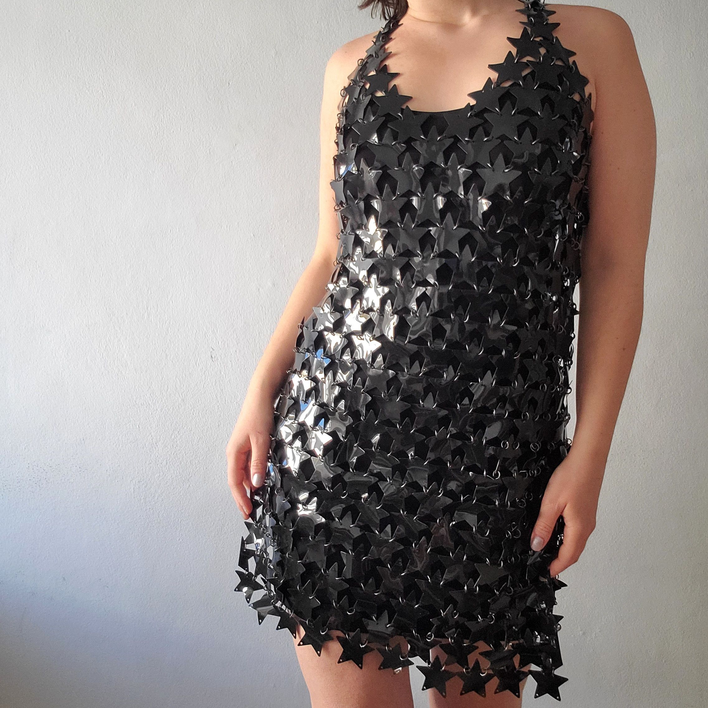 Paco Rabanne Paco Rabanne FW 2019 star chainmail shift mini dress Size XL / US 12-14 / IT 48-50 - 1 Thumbnail