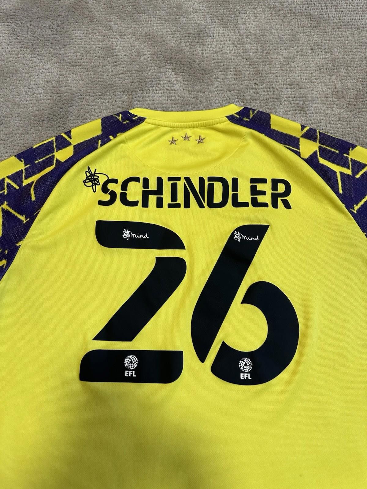 Umbro SHINDLER #26 Umbro Huddersfield 2020 Football Shirt Jersey Size US XXL / EU 58 / 5 - 8 Thumbnail