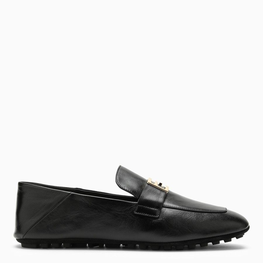 Fendi o1d2blof0824 Leather Baguette Loafer in Black Size US 8.5 / IT 38.5 - 1 Thumbnail
