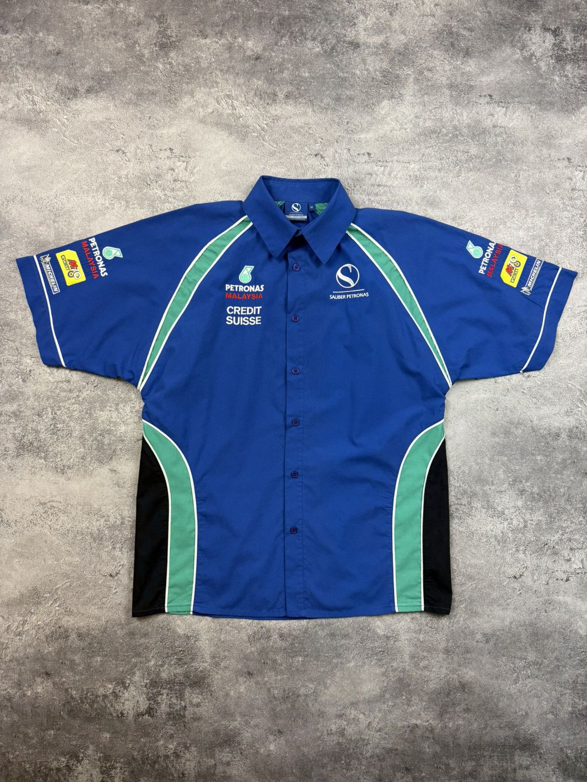 Formula 1 Vintage Sauber Petronas Malaysia Shirt Formula 1 Racing Size US M / EU 48-50 / 2 - 1 Thumbnail
