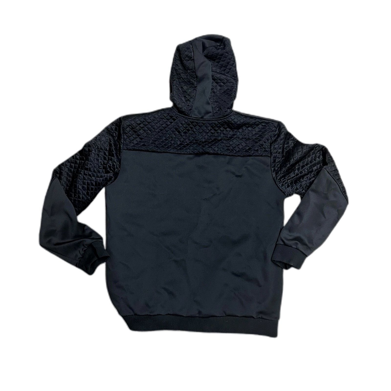 Stacy Adams Stacy Adams Track Jacket Black Quilted Hooded Mens 2XL Size US XXL / EU 58 / 5 - 2 Thumbnail