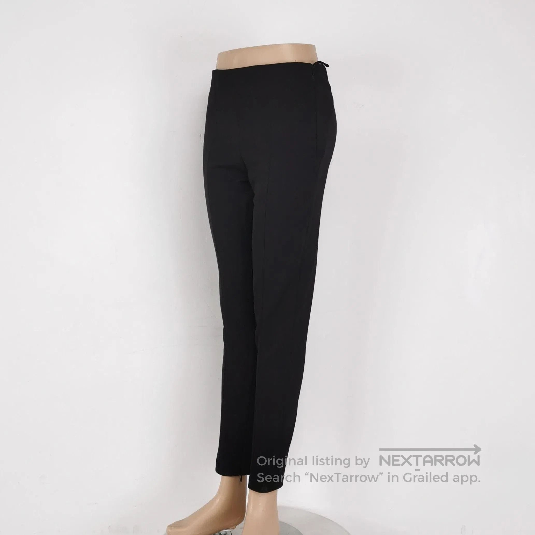 Prada Prada Slim Fit Solid Black Pants . Size US 40 / EU 56 - 2 Thumbnail
