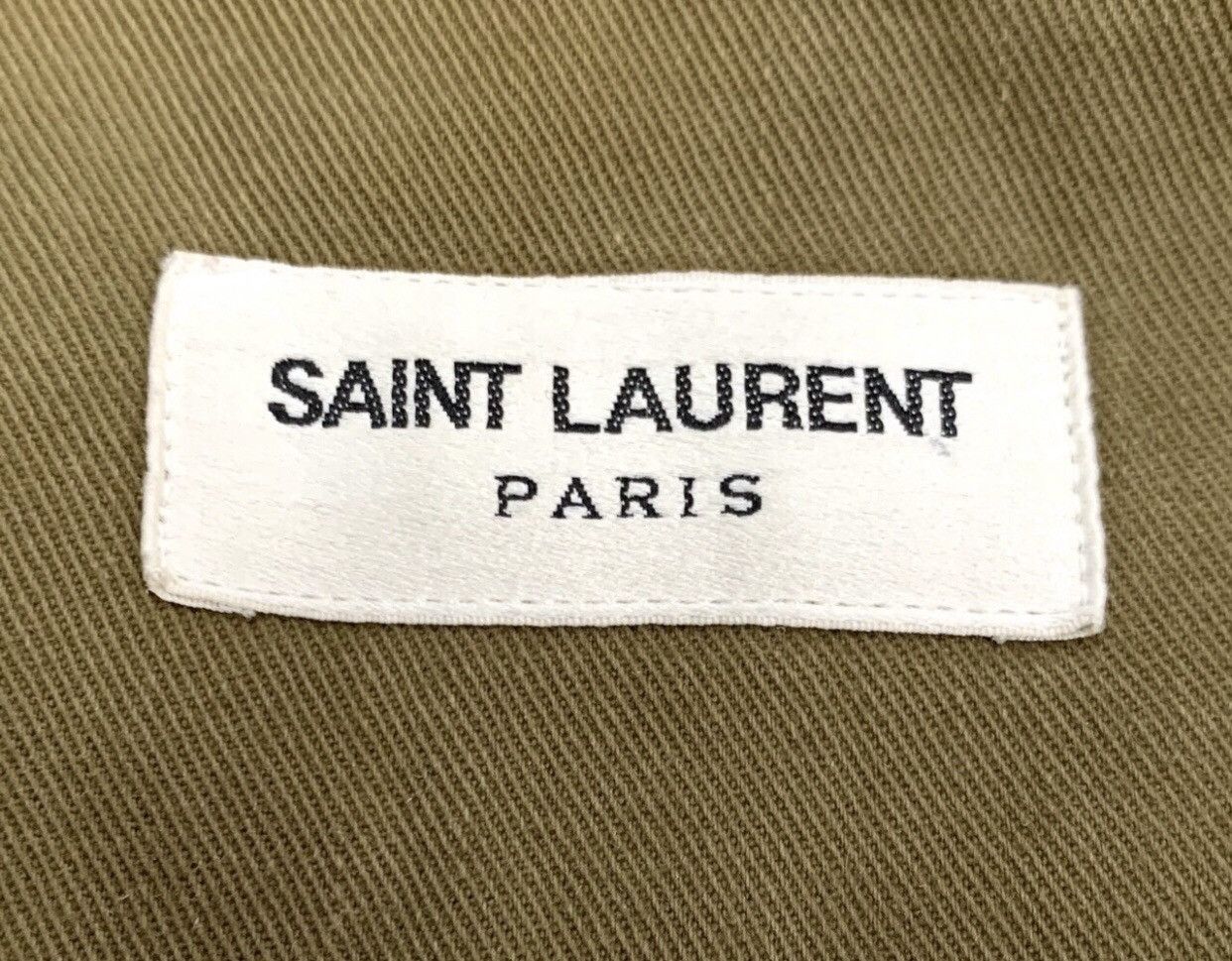 Saint Laurent Paris Saint Laurent SLP Saint Laurent Green Shark Glitter Jacket Size US XL / EU 56 / 4 - 7 Thumbnail