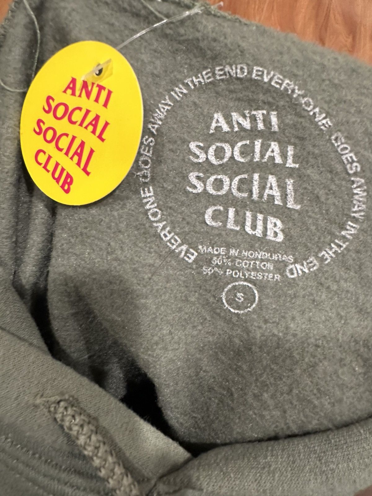 Anti Social Social Club × Undefeated Anti Social Social Club Undefeated Hoodie - Green Size US S / EU 44-46 / 1 - 4 Thumbnail