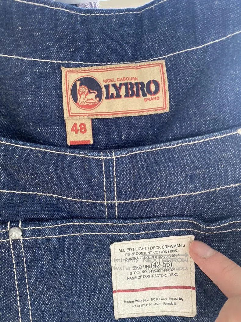 Nigel Cabourn Nigel Cabourn Original Denim Overalls. Size US 38 / EU 54 - 6 Thumbnail
