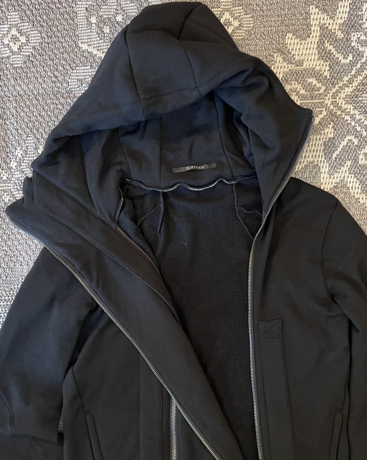 D.Hygen Wool Double Zip Suspender Hooded Jacket Size US M / EU 48-50 / 2 - 4 Thumbnail