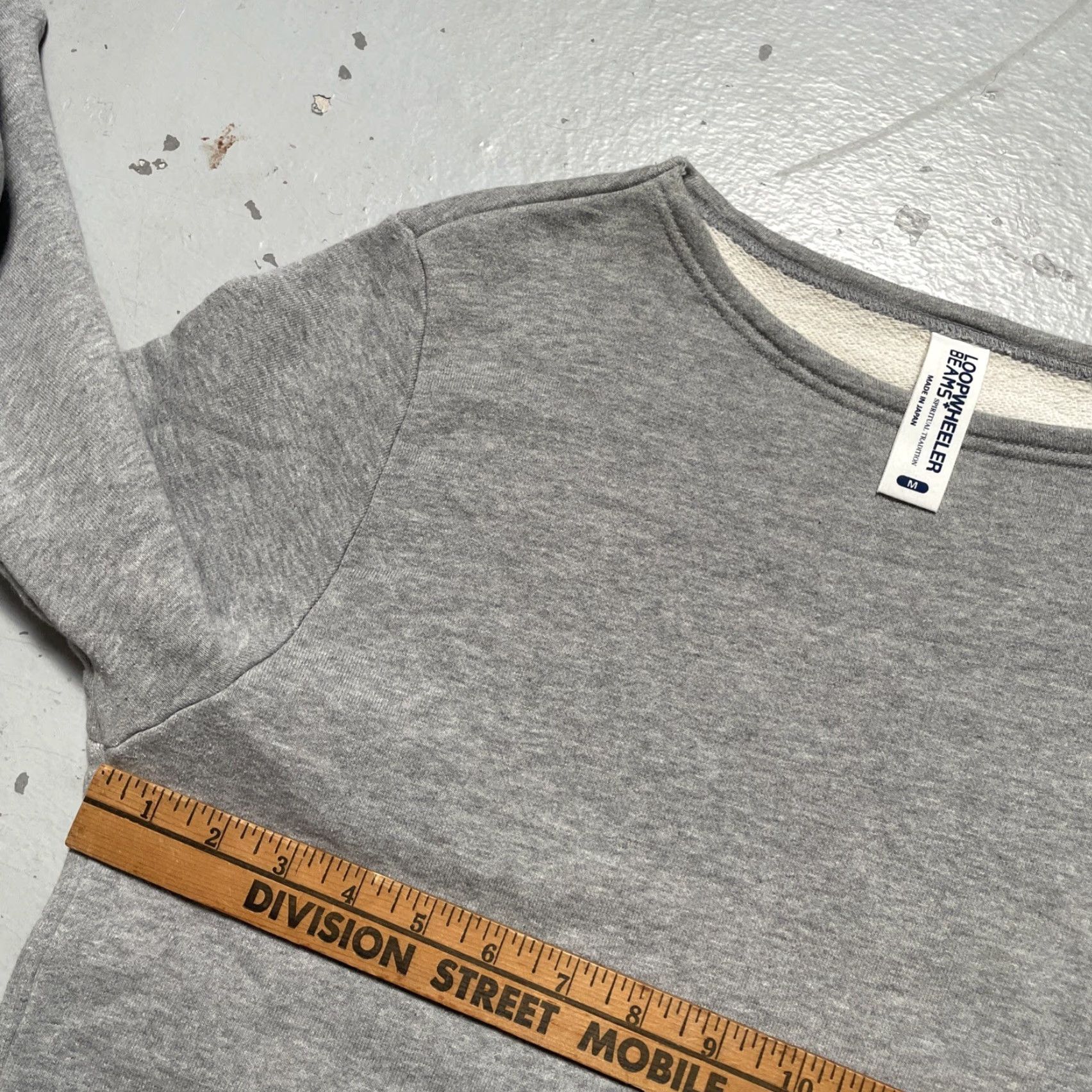 Beams Plus Beams Plus x LOOPWHEELER Sweatshirt Made In Japan Medium Unisex Adults M Gray Pullover Vintage? Size US M / EU 48-50 / 2 - 2 Thumbnail